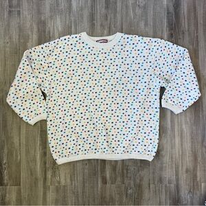 Vintage 90s Color Block Crew Neck Sweater